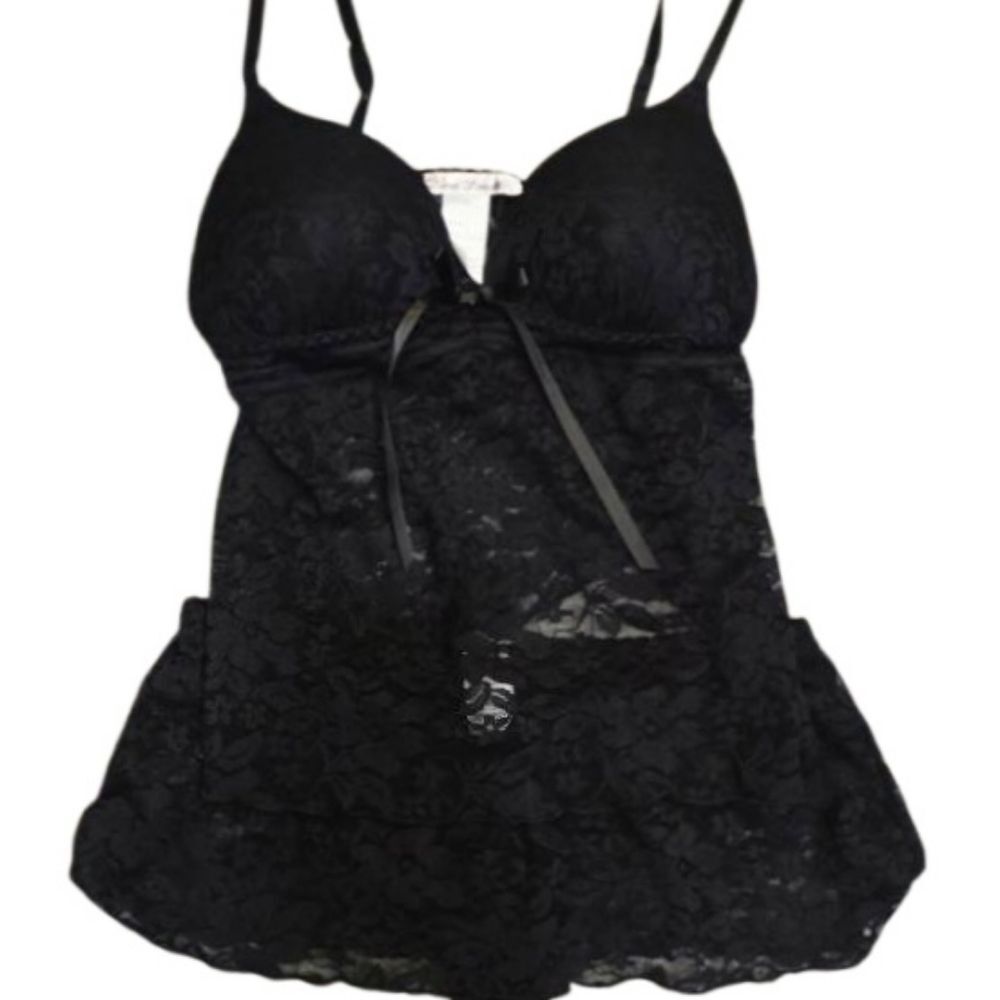 Linea Donatella Sexy Basics Lace Cami & Shorts Lingerie PJ‎ Set